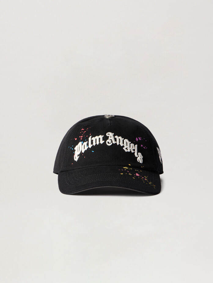 Palm Angels Cappello Logo Verniciato Palm Angels Cappello Logo Verniciato